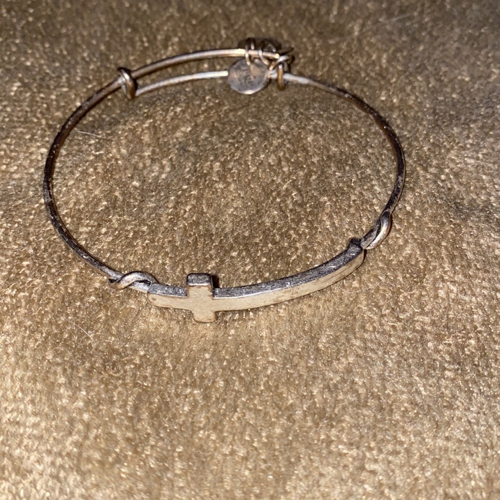 Alex and Ani cross bracelet